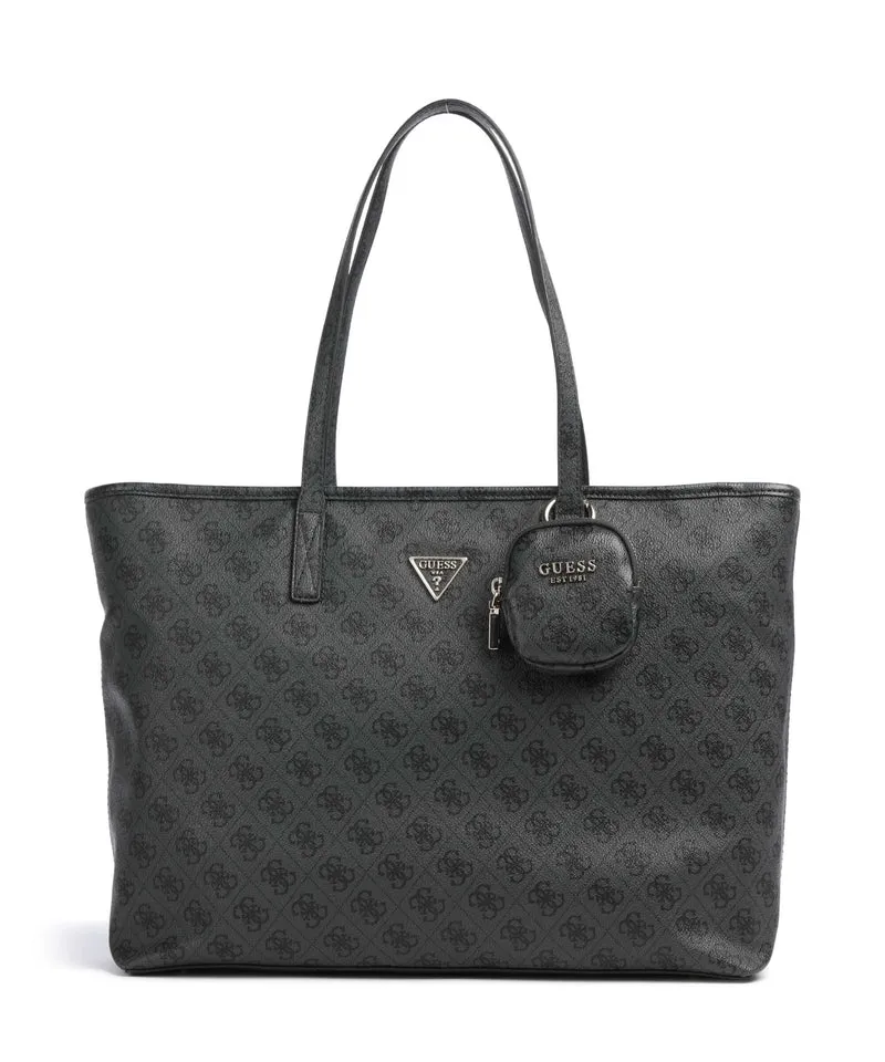 Guess Power Play II Tech Large Bolsa shopping coal logo