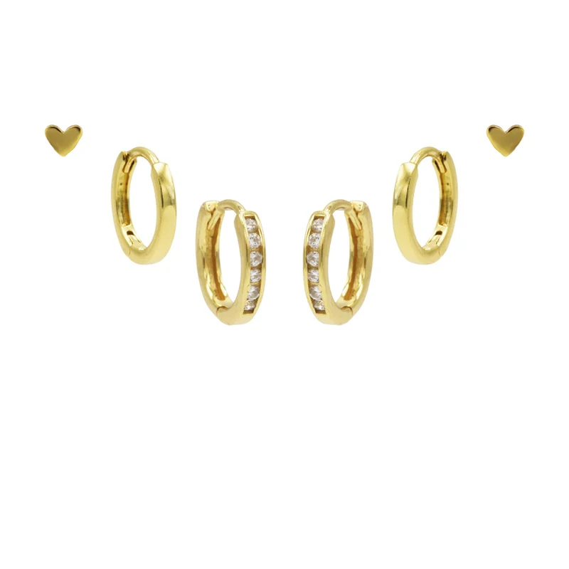 Karma 925 Sterling Silver Gold-coloured You Rock Earparty EPV01GP