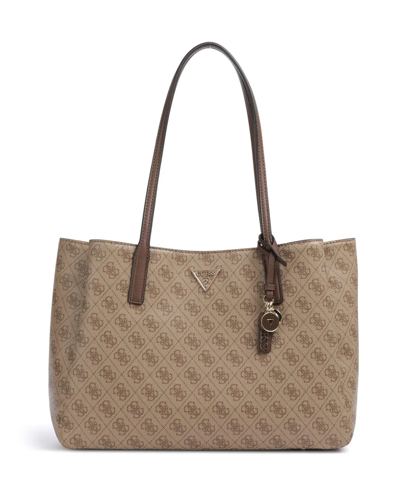 Guess Noelle II Tech Bolsa shopping latte logo/brown