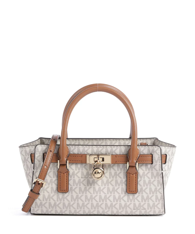 Michael Kors Hamilton Moderne XS Bolso de mano vanilla/acorn