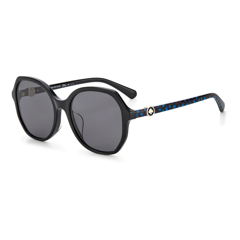 Kate Spade New York Lourdes Zwarte Zonnebril 2041343H257M9
