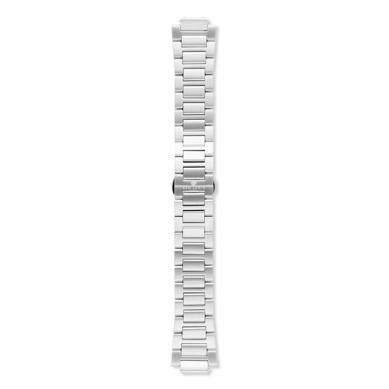 Sem Lewis Moorgate Strap 24mm Zilverkleurig SL620011