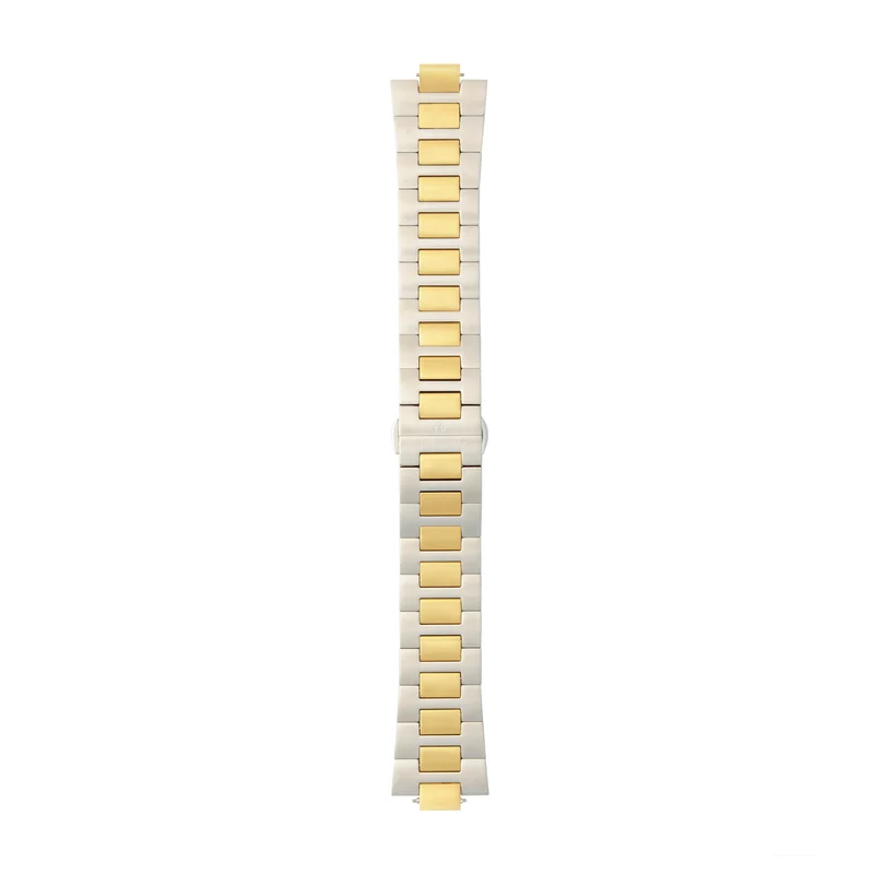 Sem Lewis Aldgate East Strap 24mm Zilverkleurig/Goudkleurig SL620018