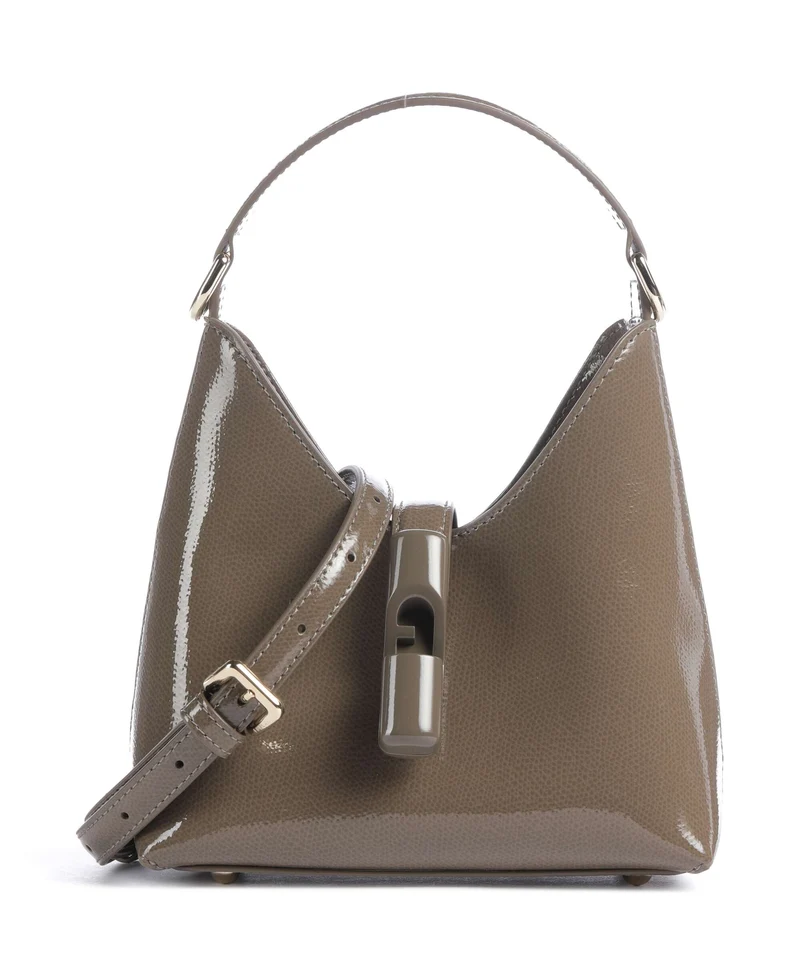 Furla Iride Mini Bolso de mano muddy gray