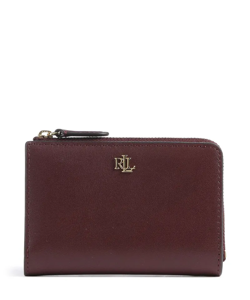 Lauren Ralph Lauren Small Tarjetero dark garnet