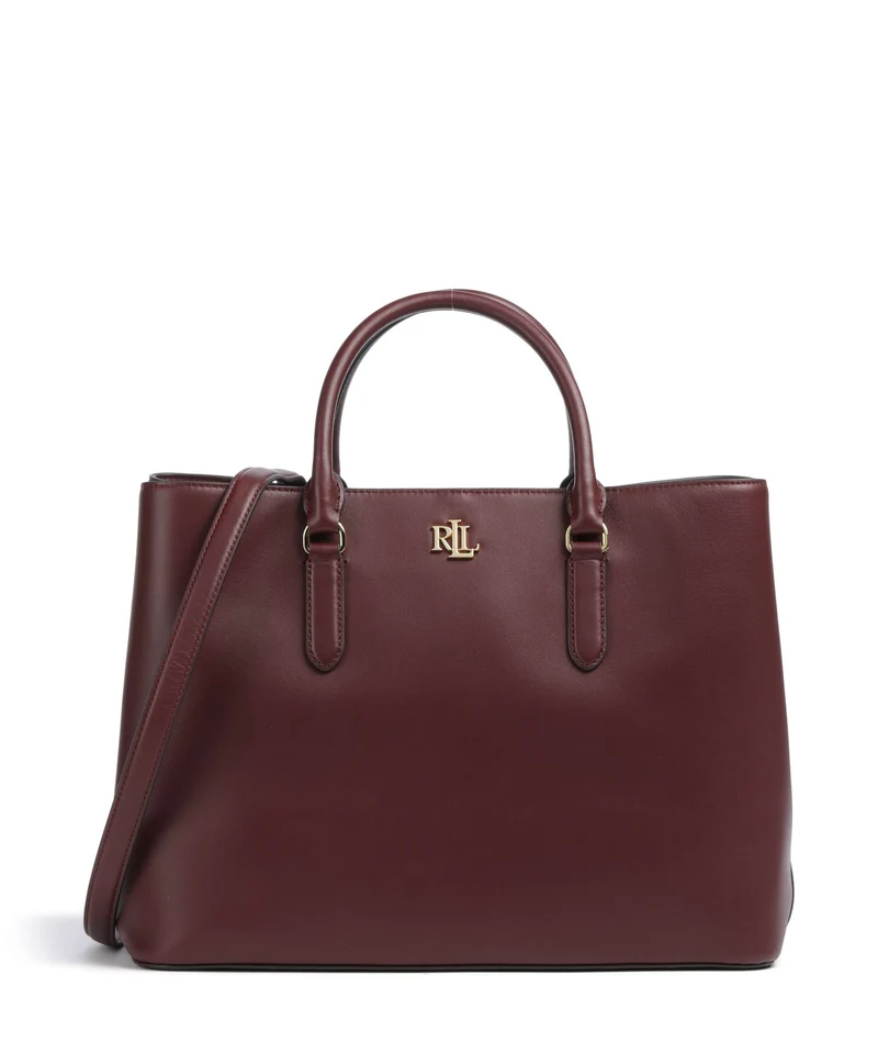 Lauren Ralph Lauren Marcy 36 Bolso de mano dark garnet