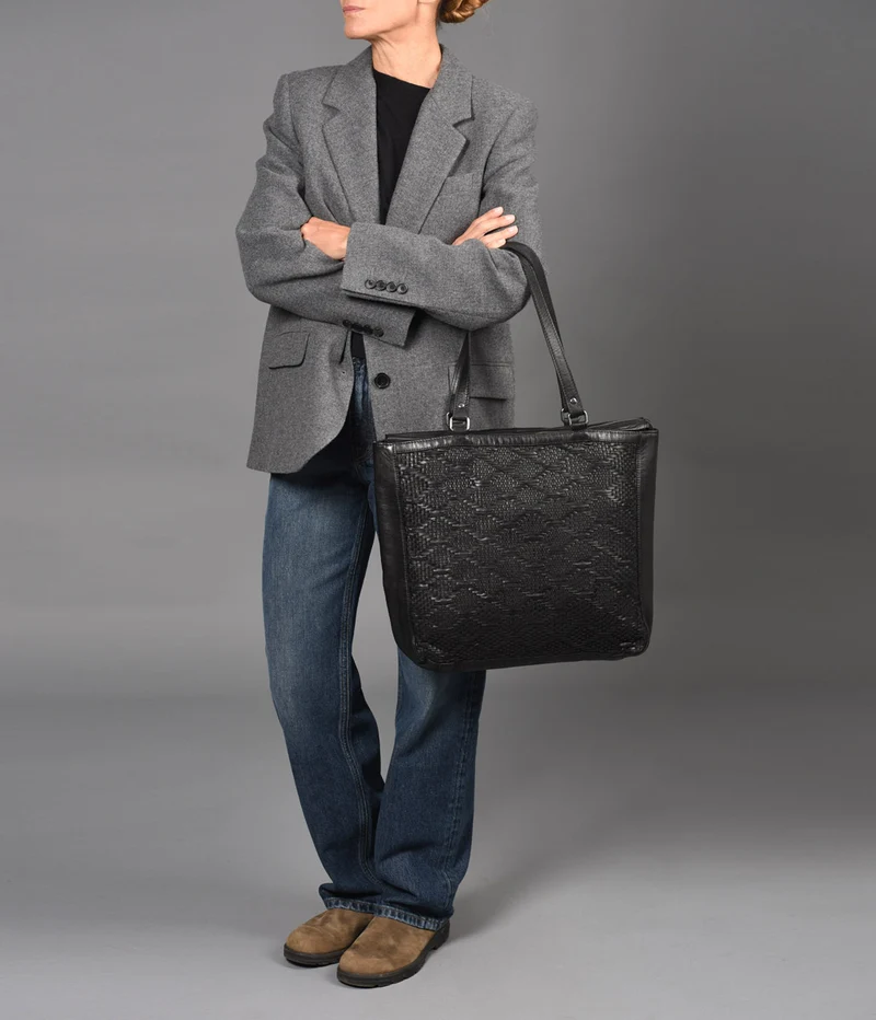 Shopper de piel THB Cross