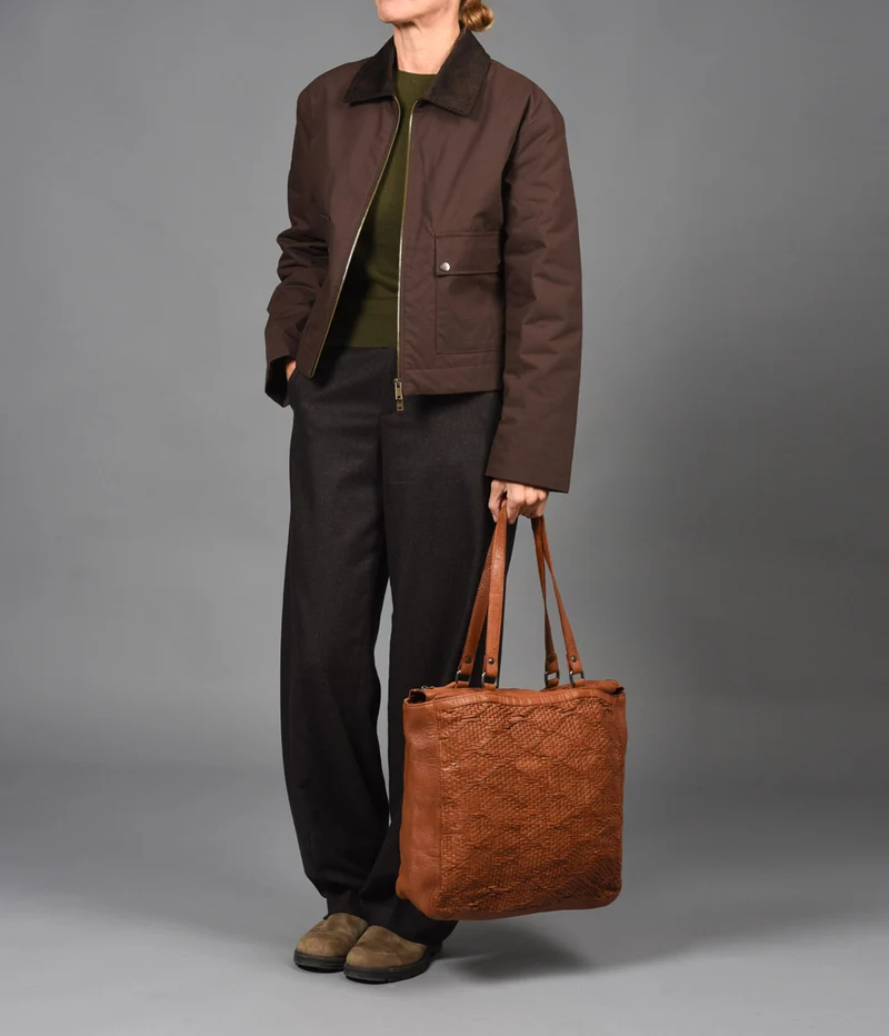Shopper de piel THB Cross