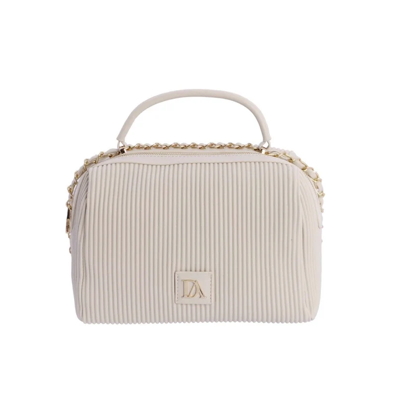Bolso de Mano con Bandolera Don Algodón Noemi Marfil