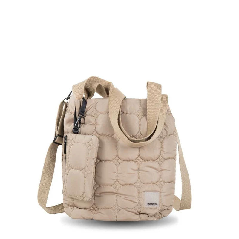 Bolso de Hombro con Bandolera monedero extraíble Ventis color Arena