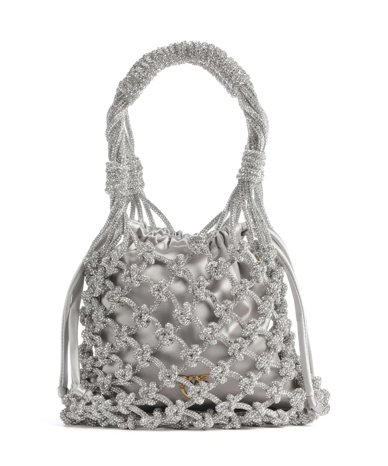 Pinko Mini Bolso de mano argento/antique gold