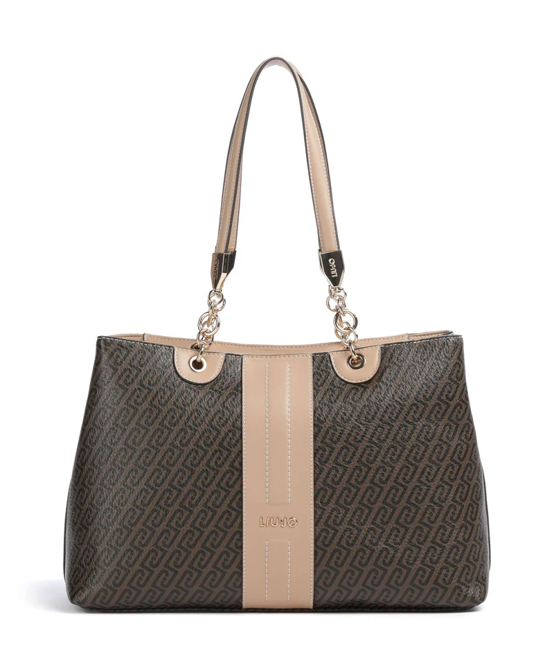 Liu Jo Ematite M Bolsa shopping testamoro/dark cipria
