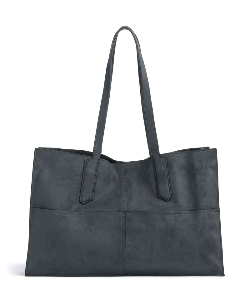 Liebeskind Amy Vegan Suede L Bolsa shopping peacoat