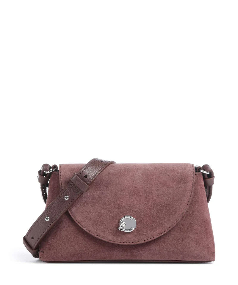 Coccinelle Nikla Suede Bandolera berry