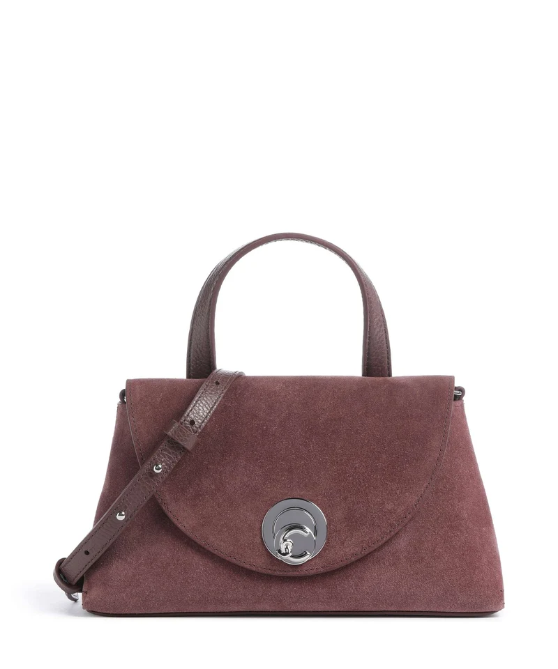 Coccinelle Nikla Suede Bolso de mano berry