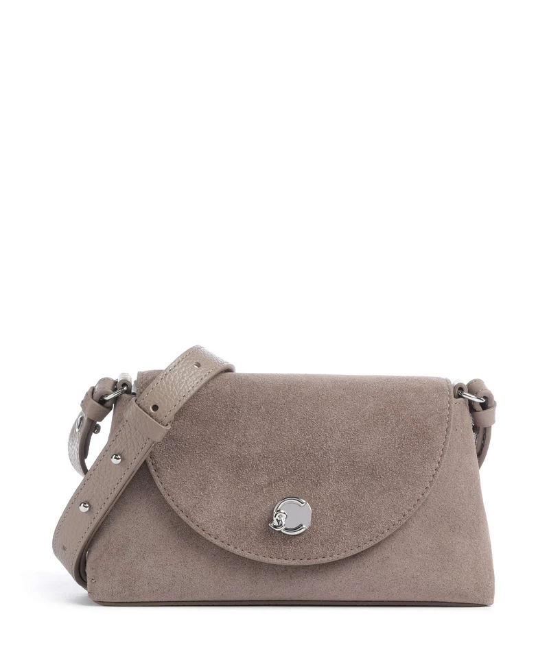 Coccinelle Nikla Suede Bandolera warm taupe