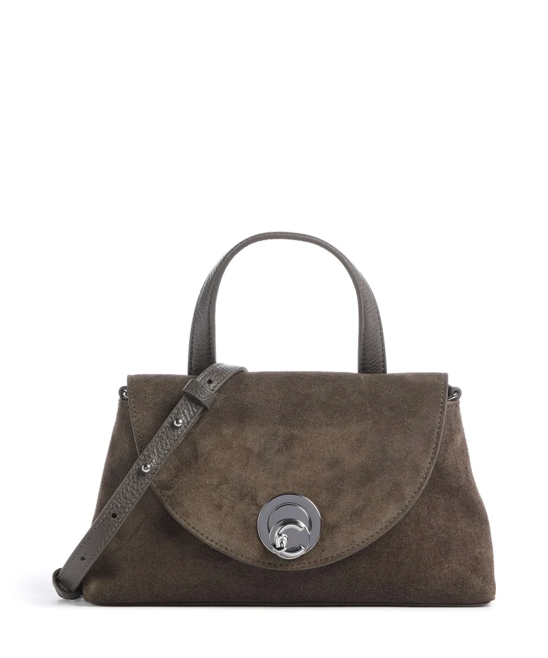 Coccinelle Nikla Suede Bolso de mano fango