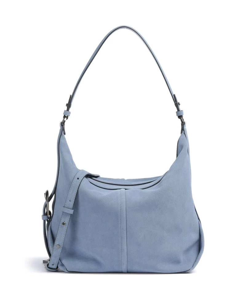 Liebeskind Paris II Hydro Suede M Bolso de hobo flower blue