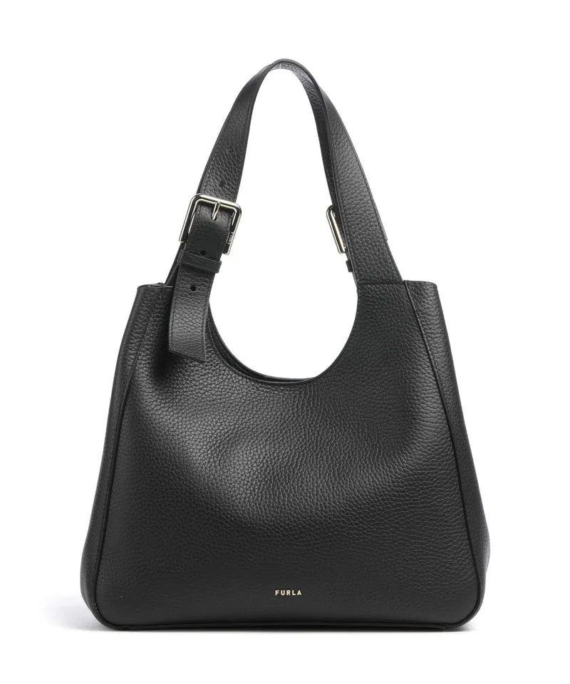 Furla Dora M Bolsa shopping nero