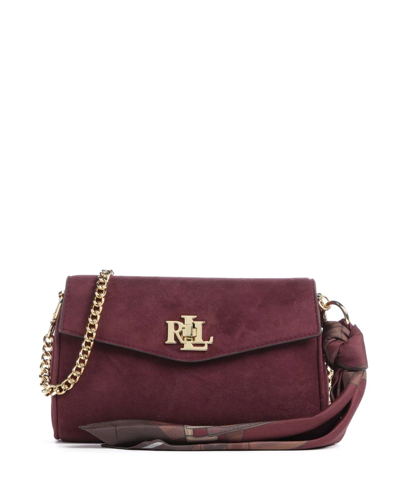 Lauren Ralph Lauren Tanner Large Bandolera dark garnet/urban bltng/garnet multi