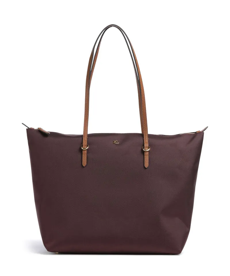 Lauren Ralph Lauren Keaton 31 Bolsa shopping dark garnet/lauren tan