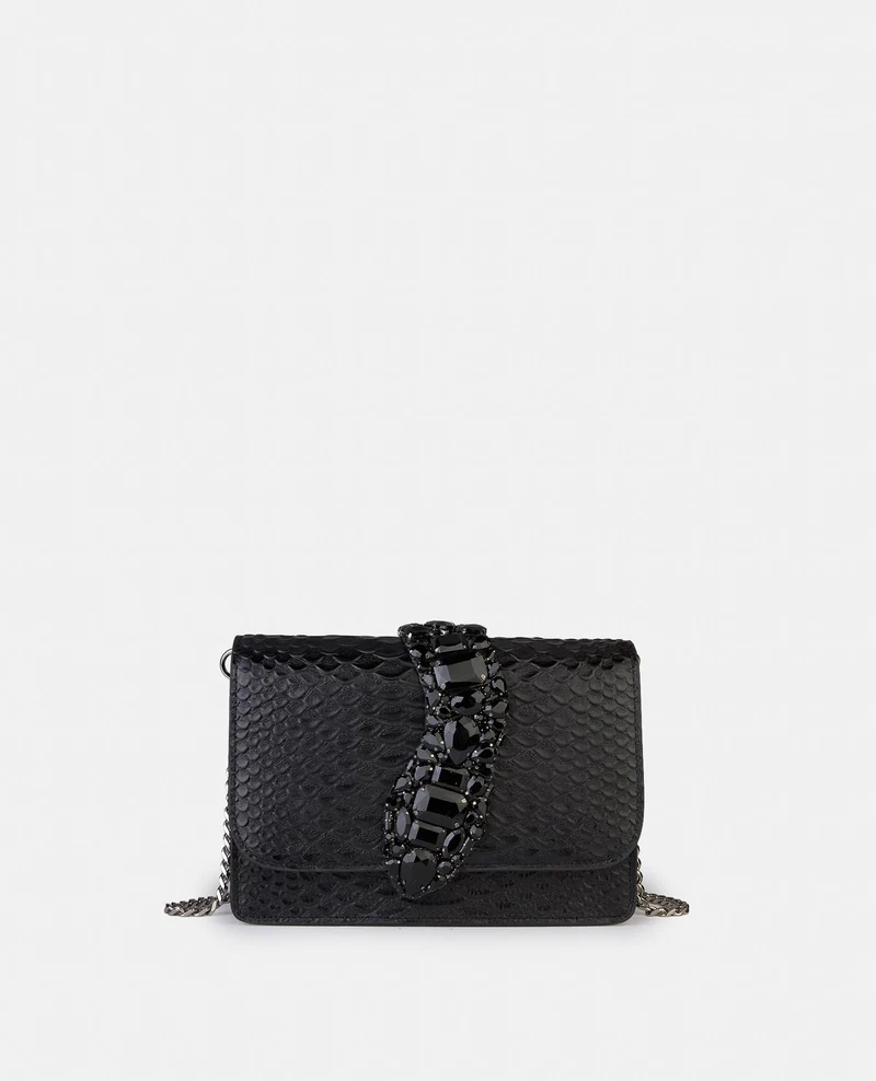 BOLSO BANDOLERA SOLAPA SERPIENTE