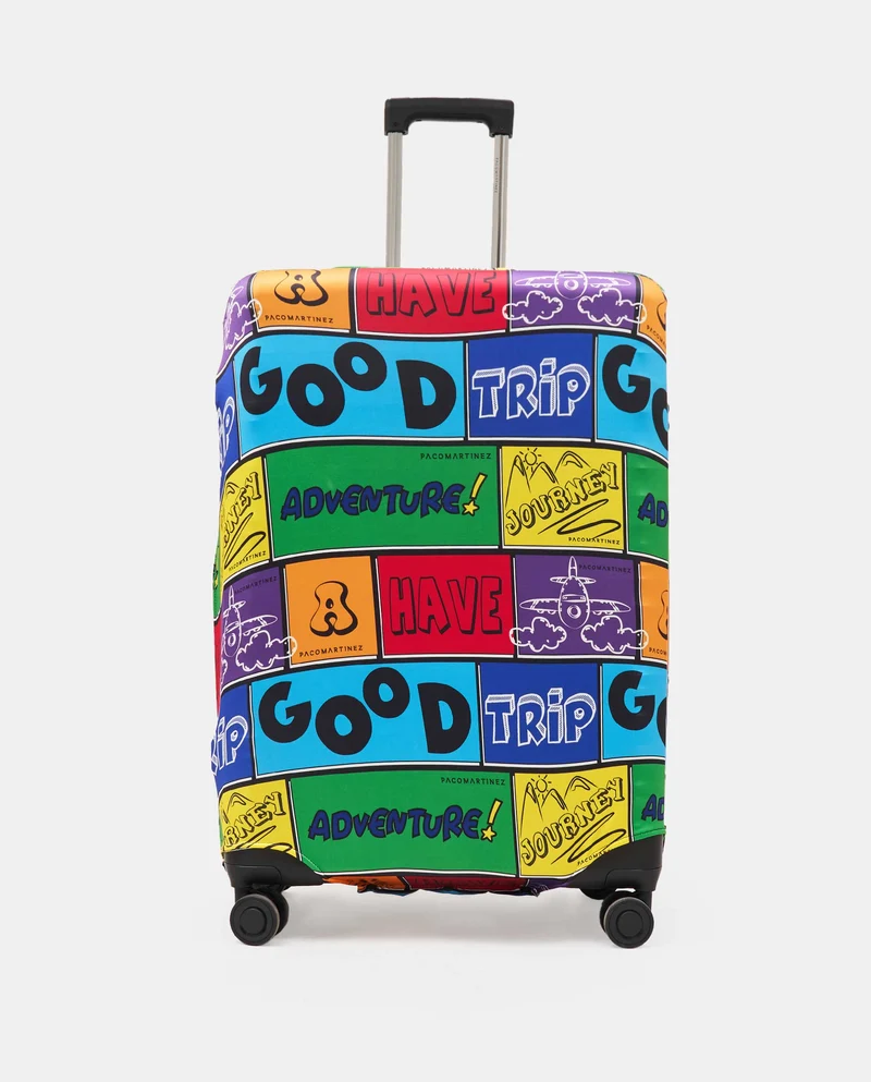 FUNDA MALETA GRANDE LADRILLOS