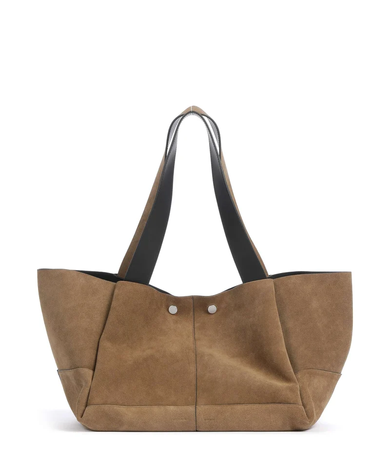 AllSaints Rosalie Bolsa shopping warm olive brown