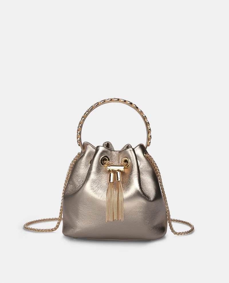 BOLSO DE MANO ASA PEDRERÍA