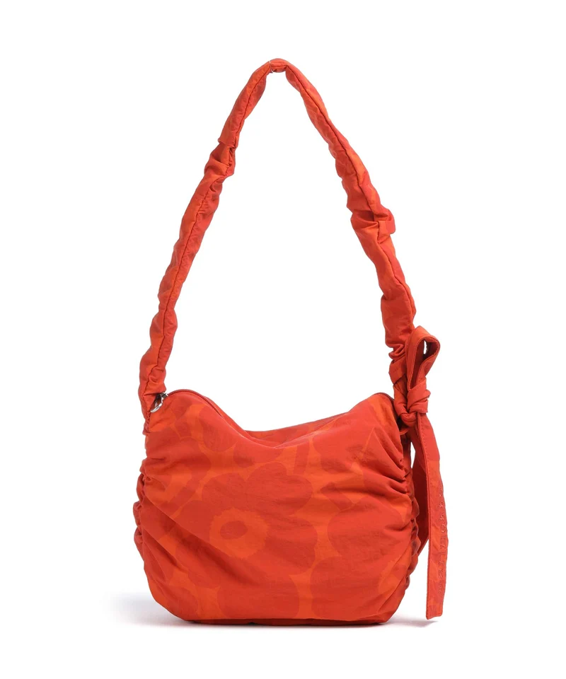 Marimekko Utu M Unikko Bolso de hombro red/dark orange