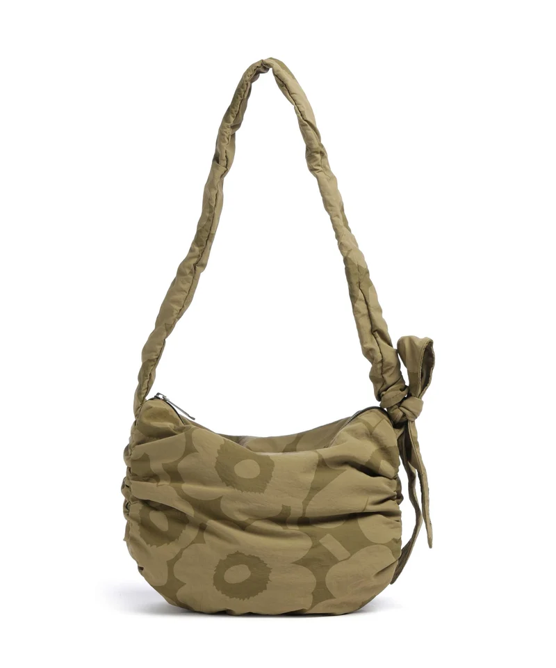 Marimekko Utu M Unikko Bolso de hombro olive green/khaki green