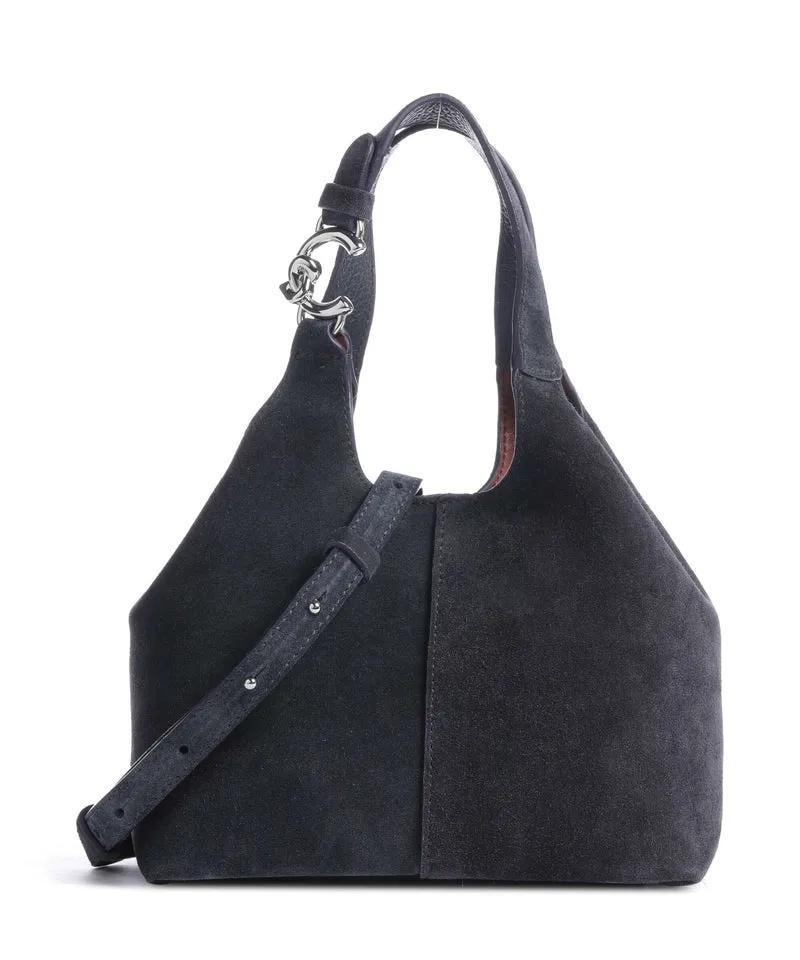 Coccinelle C-Easy Suede Bolso de mano midnight blue