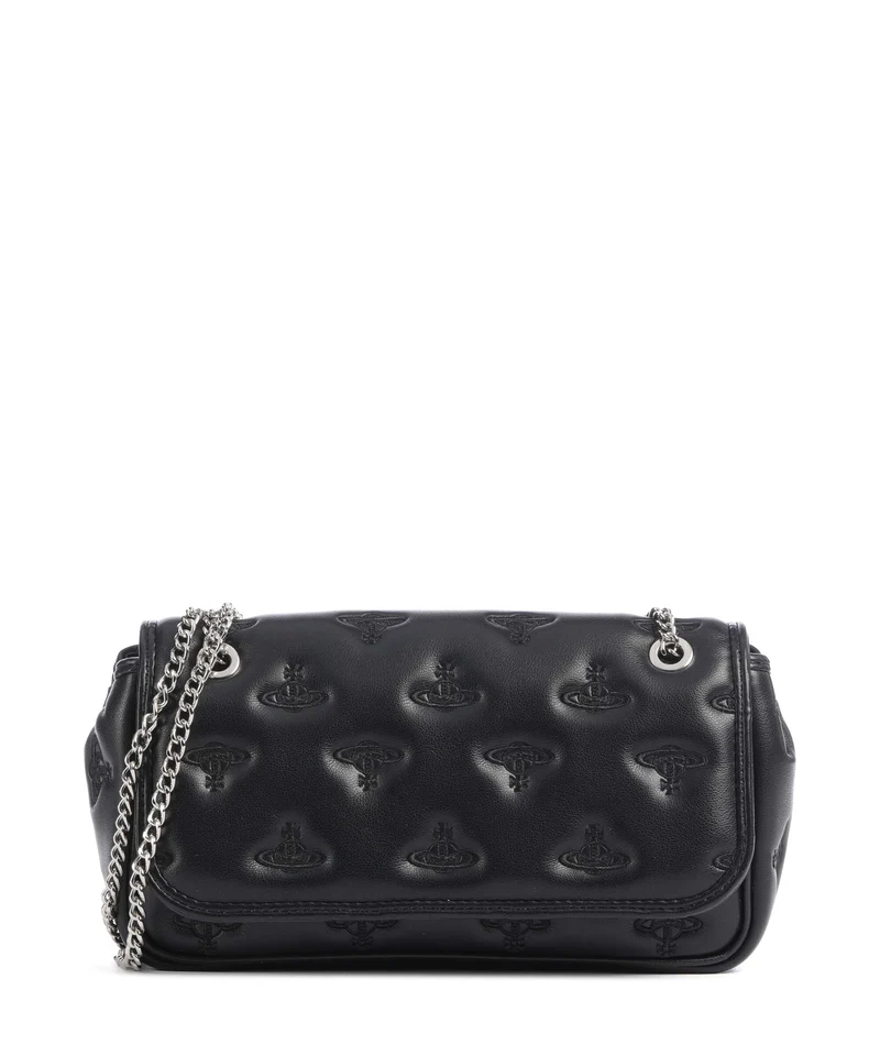 Vivienne Westwood Chain Multi Orb Soft Bolso de hombro black