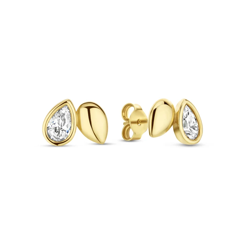 Beloro Jewels Monte Napoleone Natalia 9 karaat oorknoppen BO360019