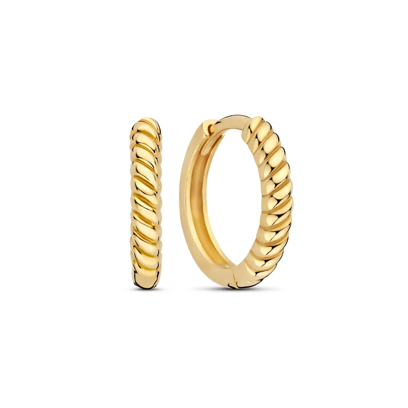 Beloro Jewels La Rinascente Fleur 9 karaat oorringen BO360105