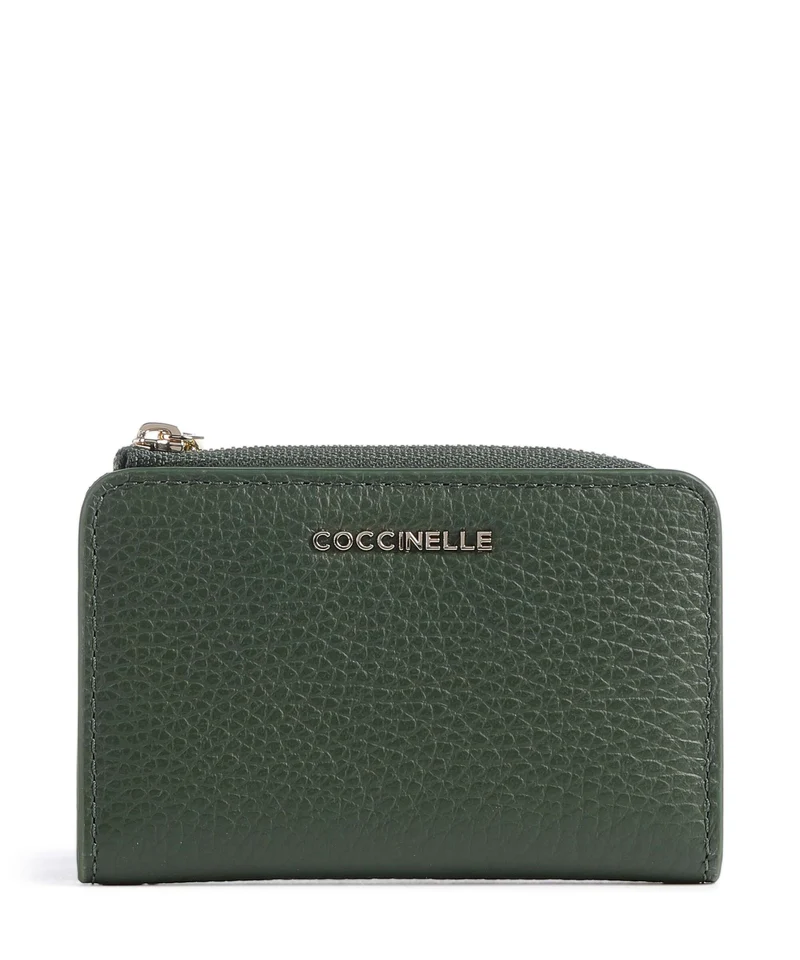 Coccinelle Metallic Soft Monedero garden green