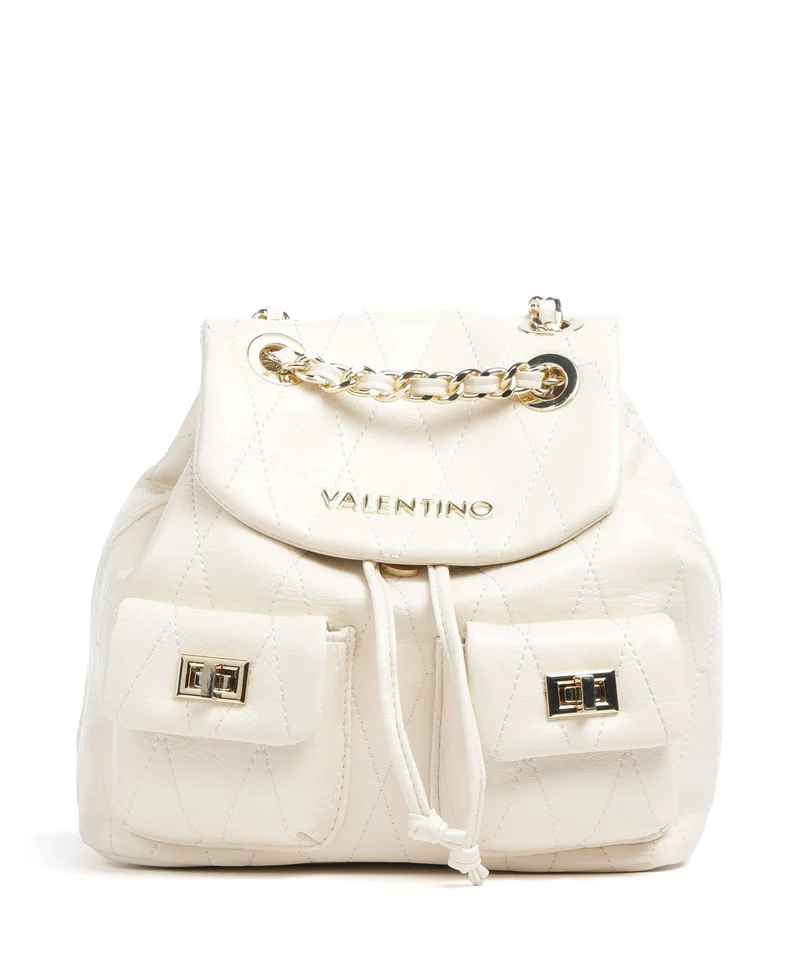 Valentino Bags Crystelle Bolso mochila ecru
