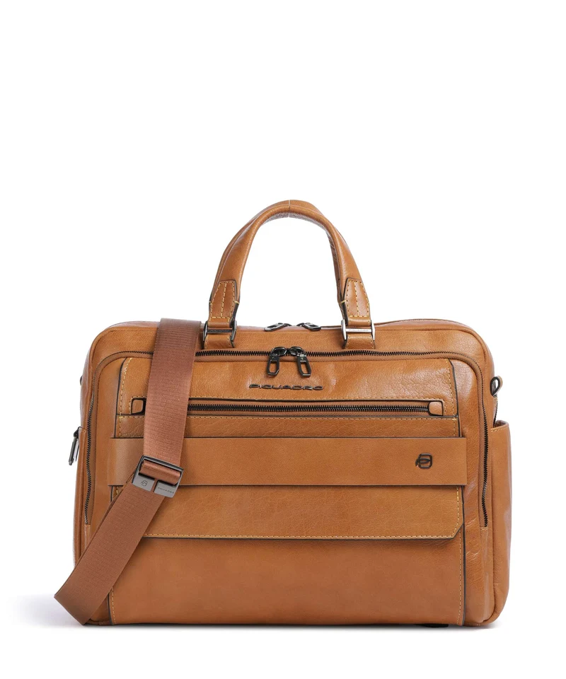 Piquadro Solm Maletín beige