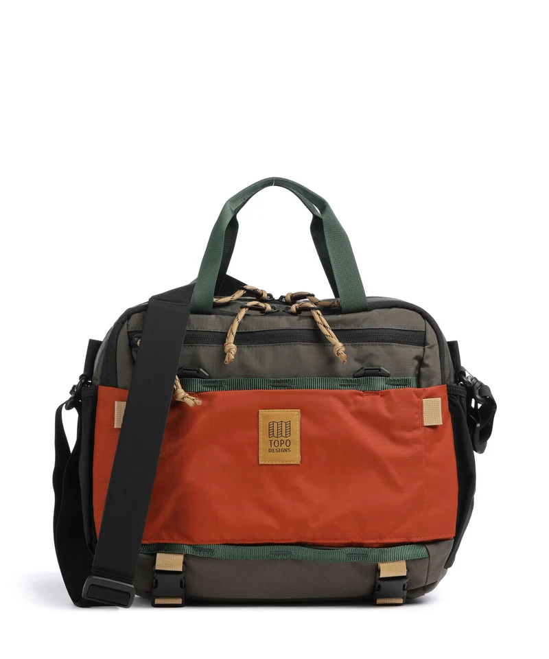 Topo Designs Mountain Bandolera woodland/terracotta