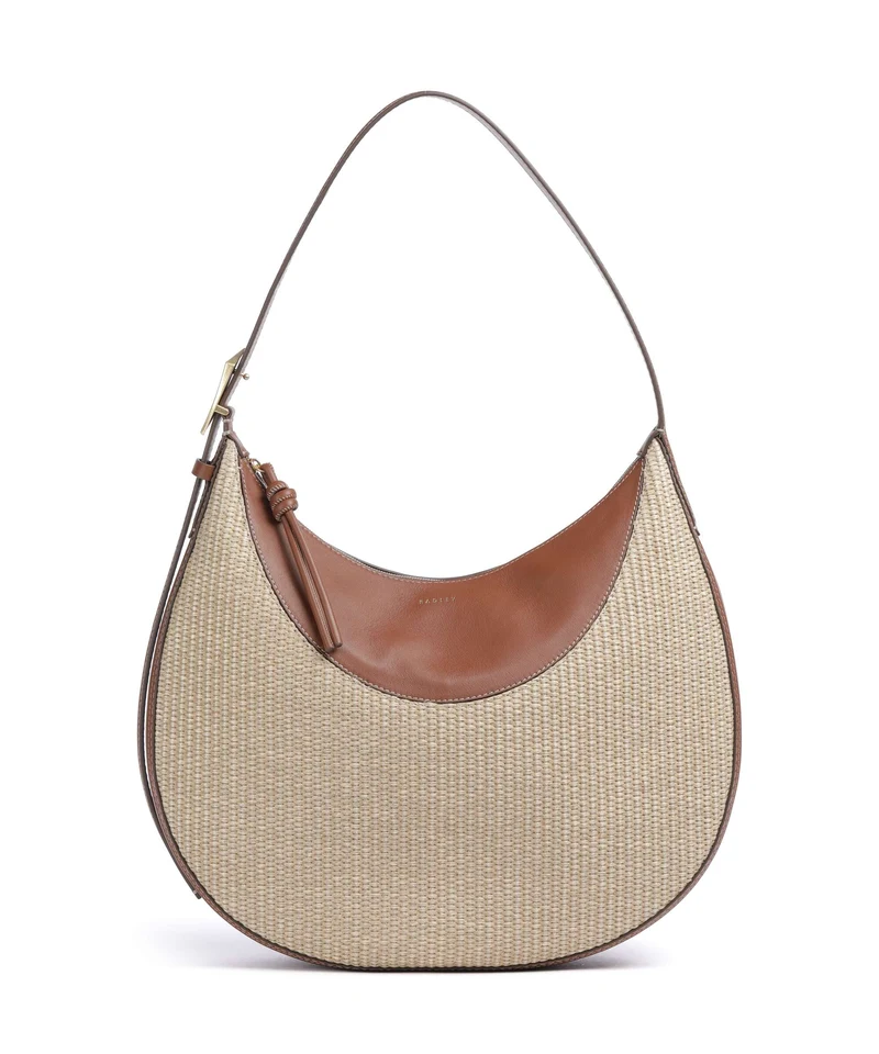 Radley London Bliss Crescent Bolso de hobo cognac