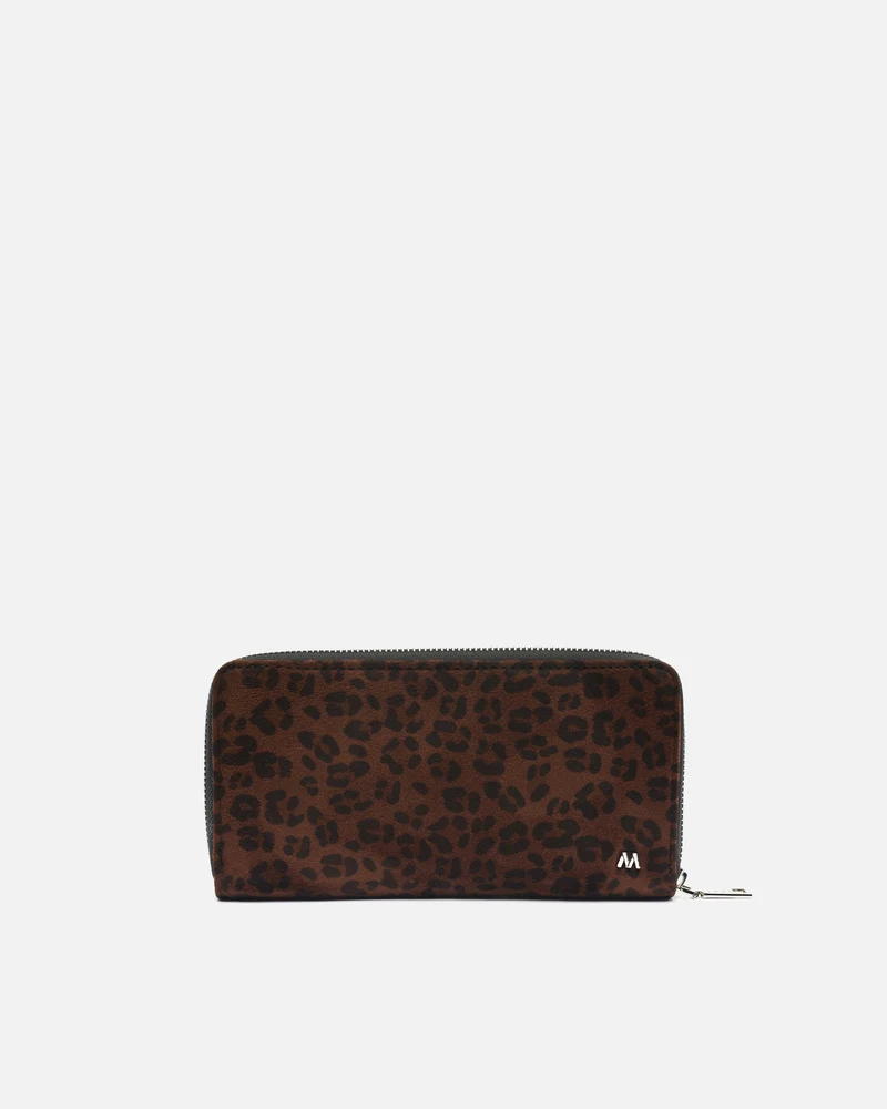 Leo monedero grande animal print ED.