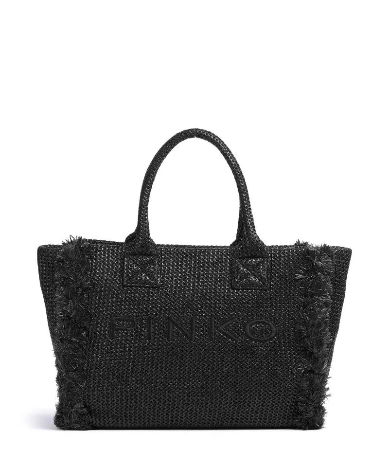 Pinko Beach Bolso de mano nero/antique gold