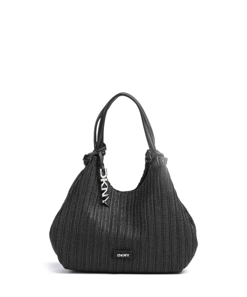 DKNY Paula Medium Bolsa shopping black/silver