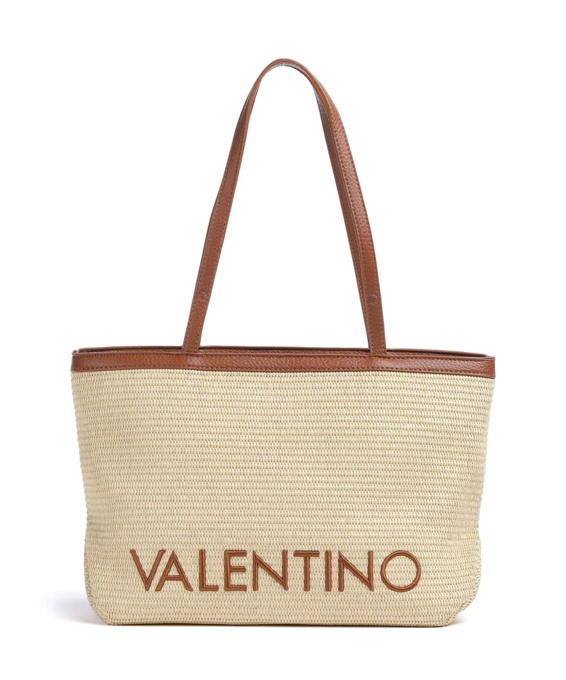 Valentino Bags Maiam Bolsa shopping naturale/cuoio