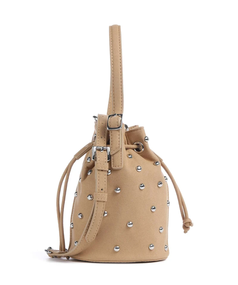 Steve Madden BSUNRAY Bucket bolso de mano tan/silver