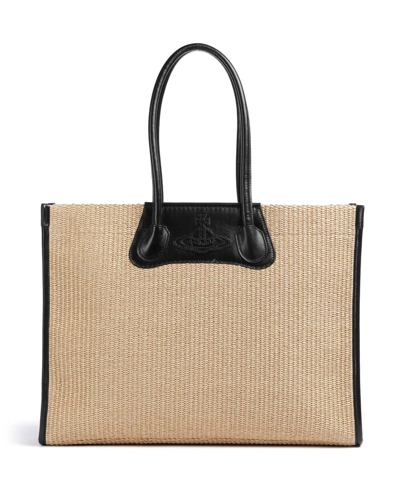 Vivienne Westwood Troy Bolsa shopping natural