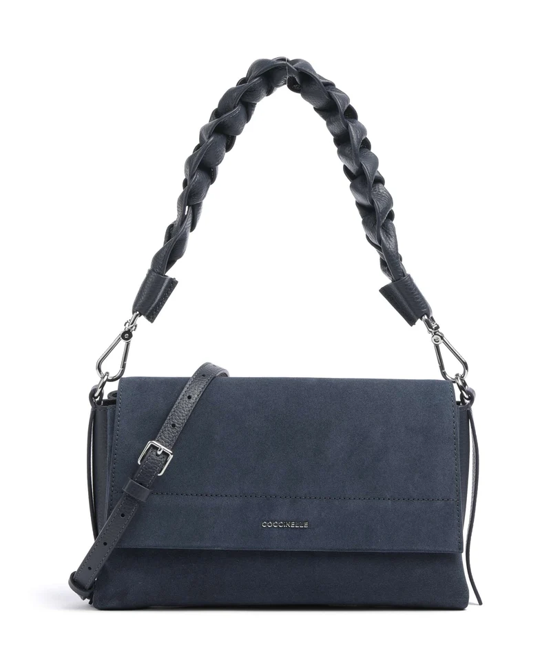 Coccinelle Boheme Suede Bolso de hombro midnight blue