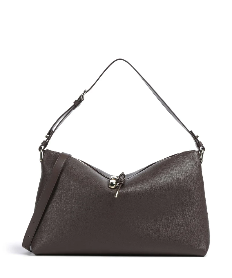 Furla Debby M Bolso de hobo cioccolato