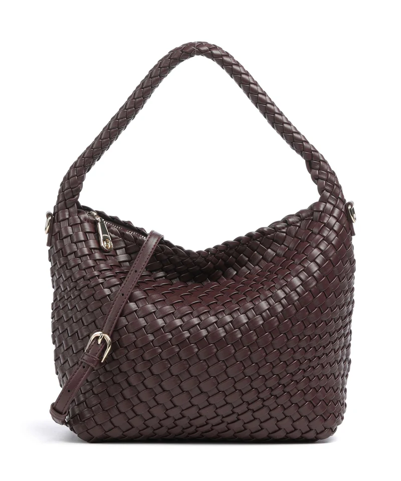 Dune London Deliberate M Bucket bolso de mano burgundy