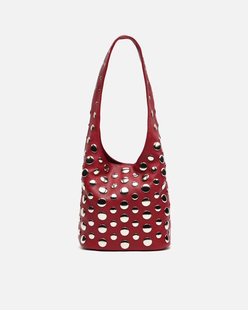 Tudi-1 bolso de hombro pequeño con detalles metálicos ED.